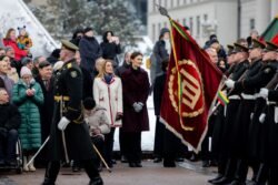 2024-01-13 Nepriklausomybės aikštėje. Olgos Posaškovos (LRS kancel.) nuotrauka