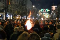 2024-02-16 Gedimino prospekte. Mindaugo Abaravičiaus nuotr.
