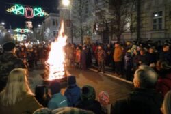 2024-02-16 Gedimino prospekte. Mindaugo Abaravičiaus nuotr.