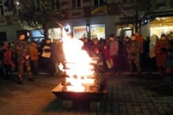 2024-02-16 Gedimino prospekte. Mindaugo Abaravičiaus nuotr.