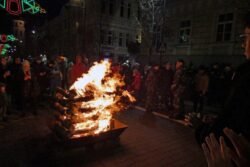 2024-02-16 Gedimino prospekte. Mindaugo Abaravičiaus nuotr.