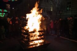 2024-02-16 Gedimino prospekte. Mindaugo Abaravičiaus nuotr.