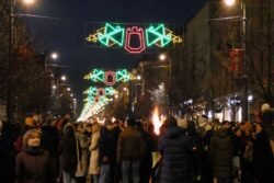 2024-02-16 Gedimino prospekte. Mindaugo Abaravičiaus nuotr.