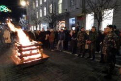 2024-02-16 Gedimino prospekte. Mindaugo Abaravičiaus nuotr.