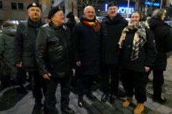 2024-02-16 Gedimino prospekte. Mindaugo Abaravičiaus nuotr.