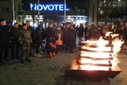 2024-02-16 Gedimino prospekte. Mindaugo Abaravičiaus nuotr.