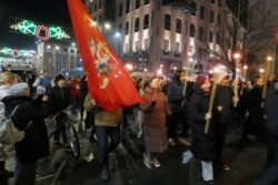 2024-02-16 Gedimino prospekte. Mindaugo Abaravičiaus nuotr.