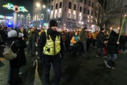 2024-02-16 Gedimino prospekte. Mindaugo Abaravičiaus nuotr.