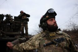 2024-ųjų vasarį prie Bachmuto. Anatolij Stepanov nuotr.