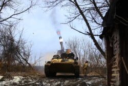 2024-ųjų vasarį prie Bachmuto. Anatolij Stepanov nuotr.