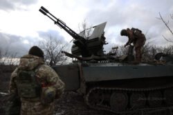 2024-ųjų vasarį prie Bachmuto. Anatolij Stepanov nuotr.