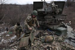 2024-ųjų vasarį prie Bachmuto. Anatolij Stepanov nuotr.