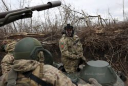 2024-ųjų vasarį prie Bachmuto. Anatolij Stepanov nuotr.