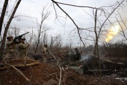 2024-ųjų vasarį prie Bachmuto. Anatolij Stepanov nuotr.