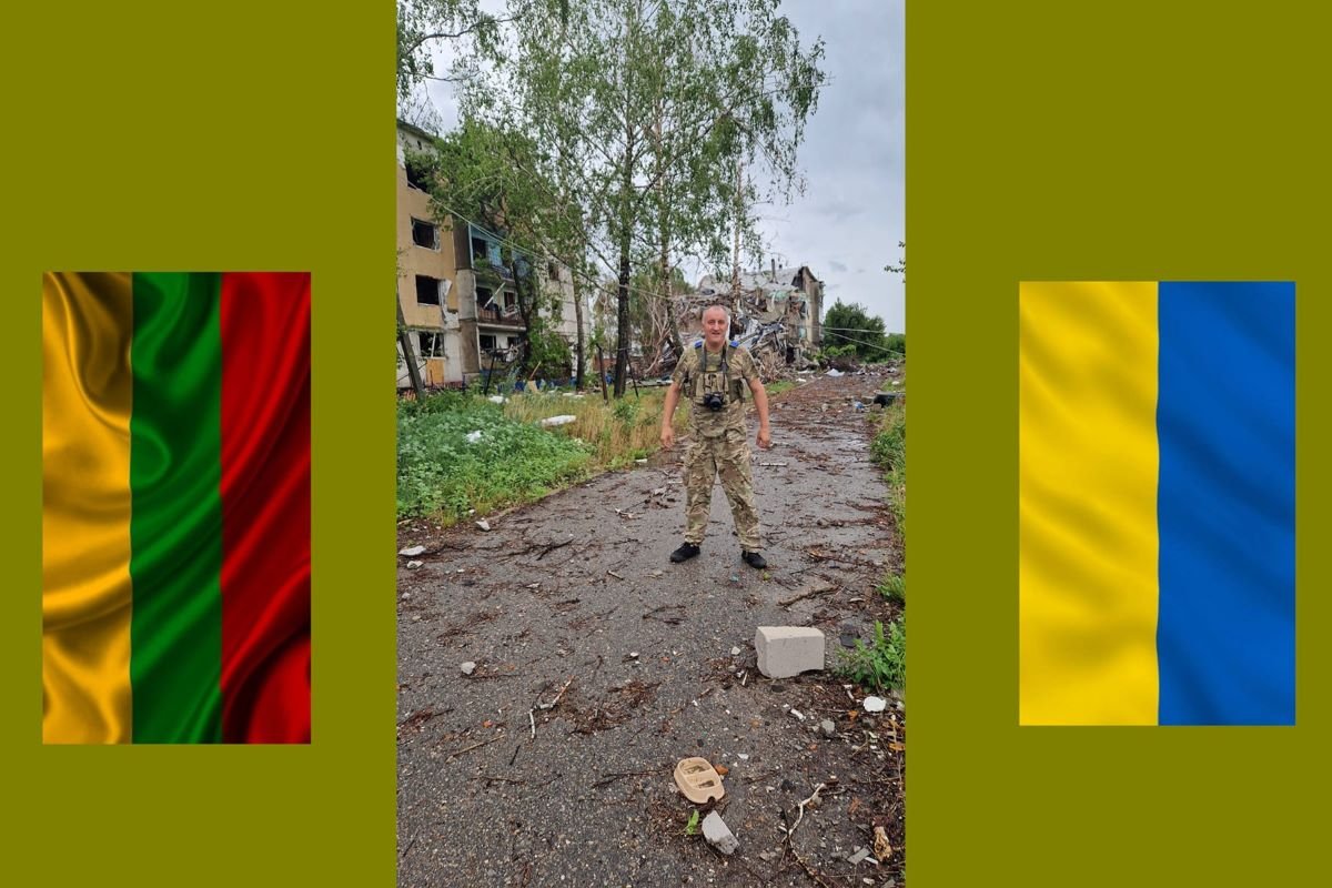 Fotoparodos apie kovojančią Ukrainą pristatymas