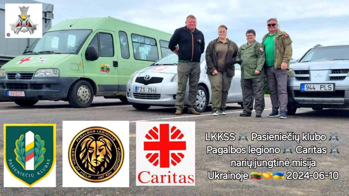 Apie LKKSS, Pasieniečių klubo, Pagalbos legiono ir Caritas jungtinę misiją Ukrainoje