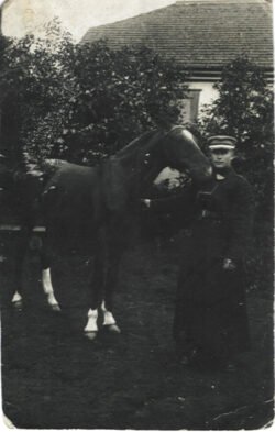1919 m. rudenį vejant bolševikus iš Lietuvos. I-ojo pėst. pulko vadas kar. Kazys Ladiga. Nuotr. iš Vytauto Landsbergio_Žemkalnio archyvo