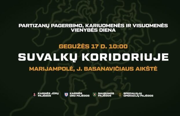 Partizanų pagerbimo, kariuomenės ir visuomenės vienybės diena 2025