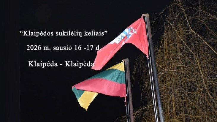 Sausio 16 d. vyks tradicinis pėsčiųjų nakties žygis „Klaipėdos sukilėlių keliais“