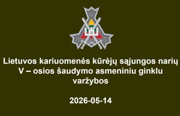 Kviečiame dalyvauti penktosiose LKKSS šaudymo varžybose