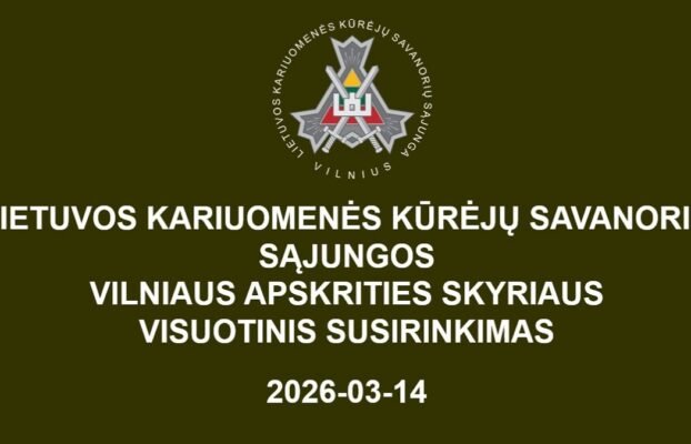 Šaukiamas visuotinis LKKSS VAS narių susirinkimas