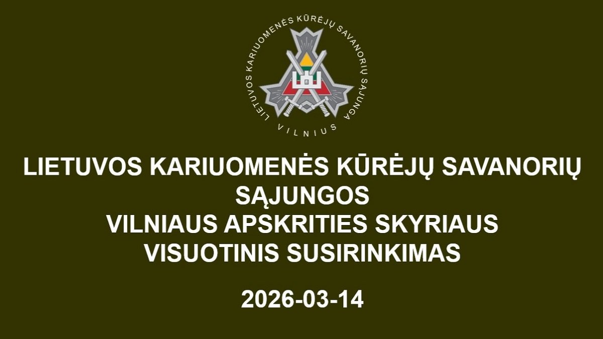 Šaukiamas visuotinis LKKSS VAS narių susirinkimas