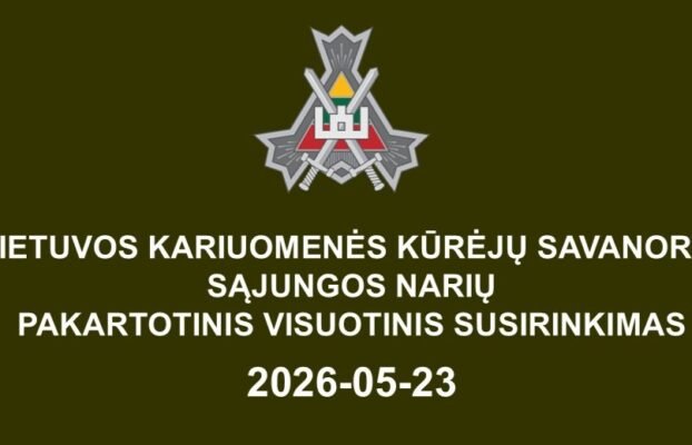 Šaukiamas pakartotinis visuotinis LKKSS narių susirinkimas