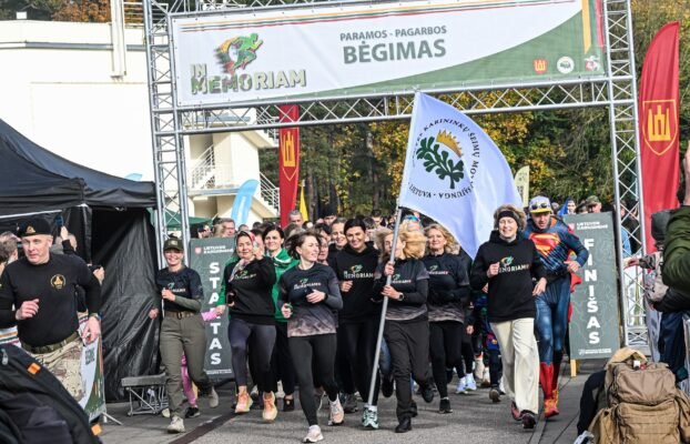 „In Memoriam“ bėgime pagerbti šiemet mirę šeši Lietuvos kariai